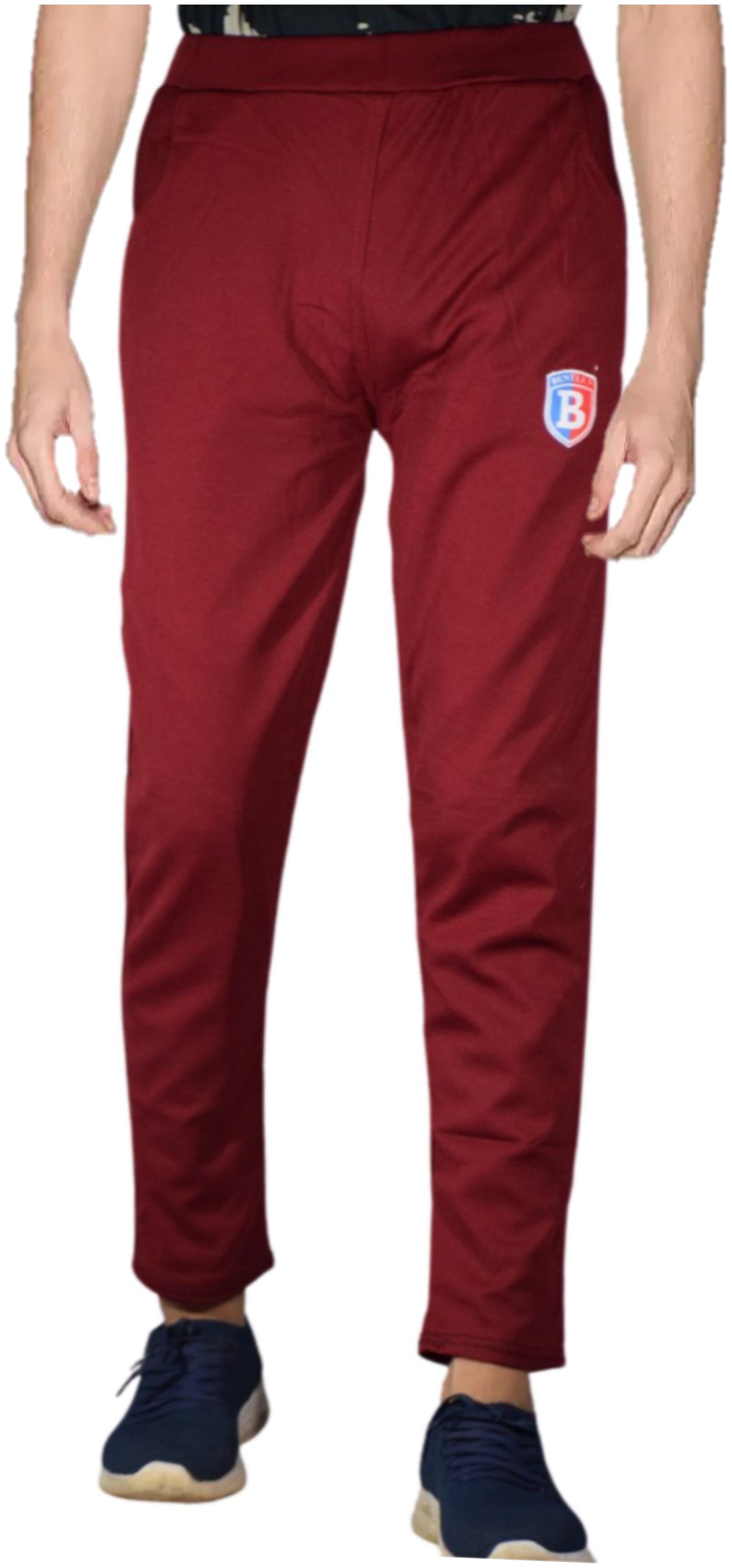 

Vantar Men Maroon Solid Regular fit Track pants