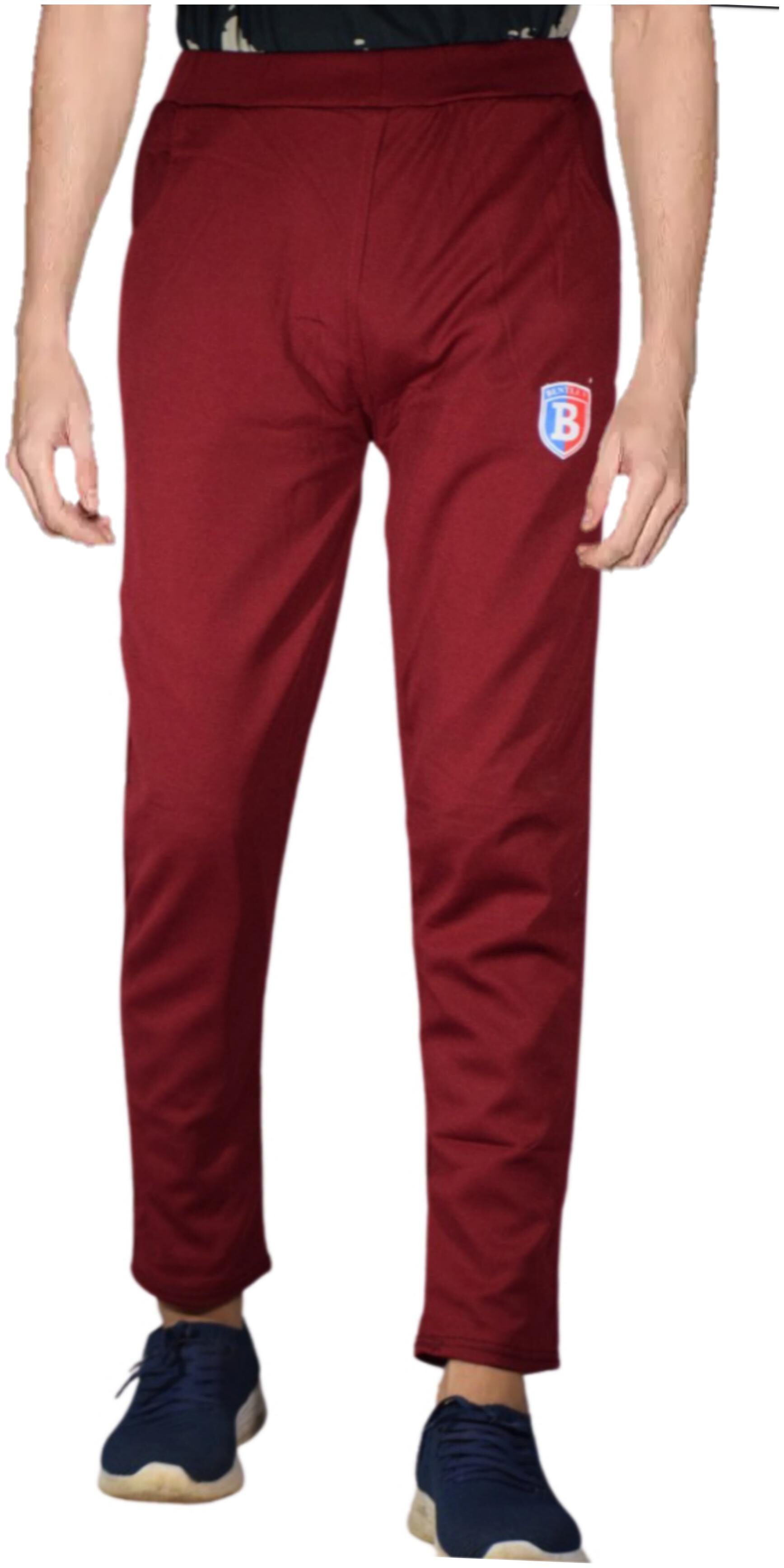 

Vantar Men Maroon Solid Regular fit Track pants