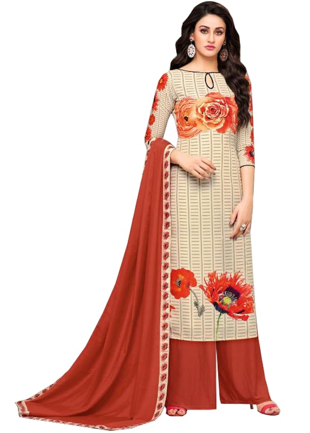 

Vardan Multi Unstitched Kurta with bottom dupatta With dupatta Dress Material