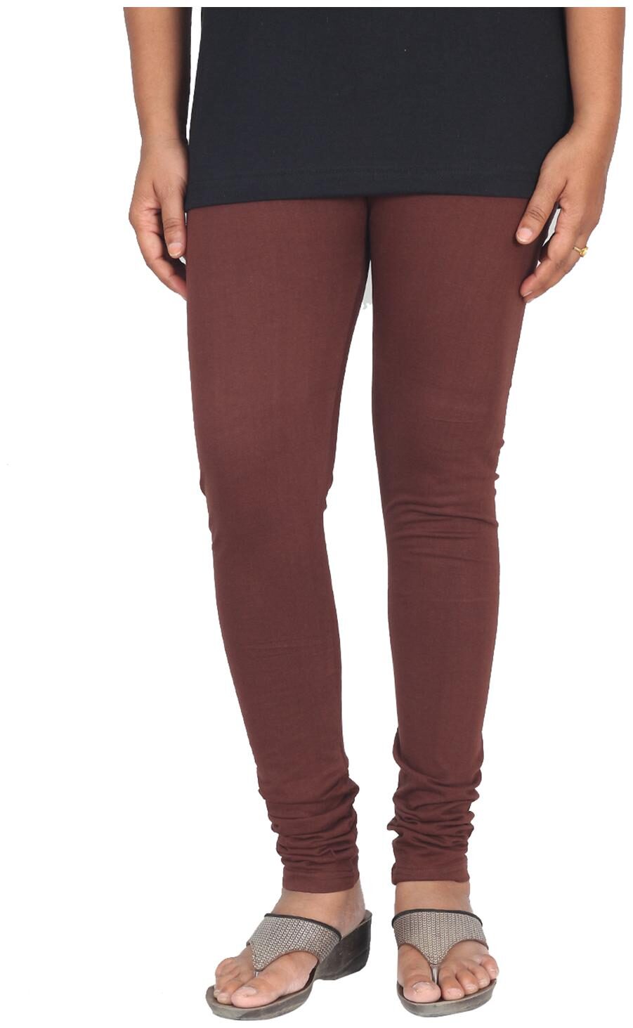 

Varsha Cotton Lycra Leggings - Brown