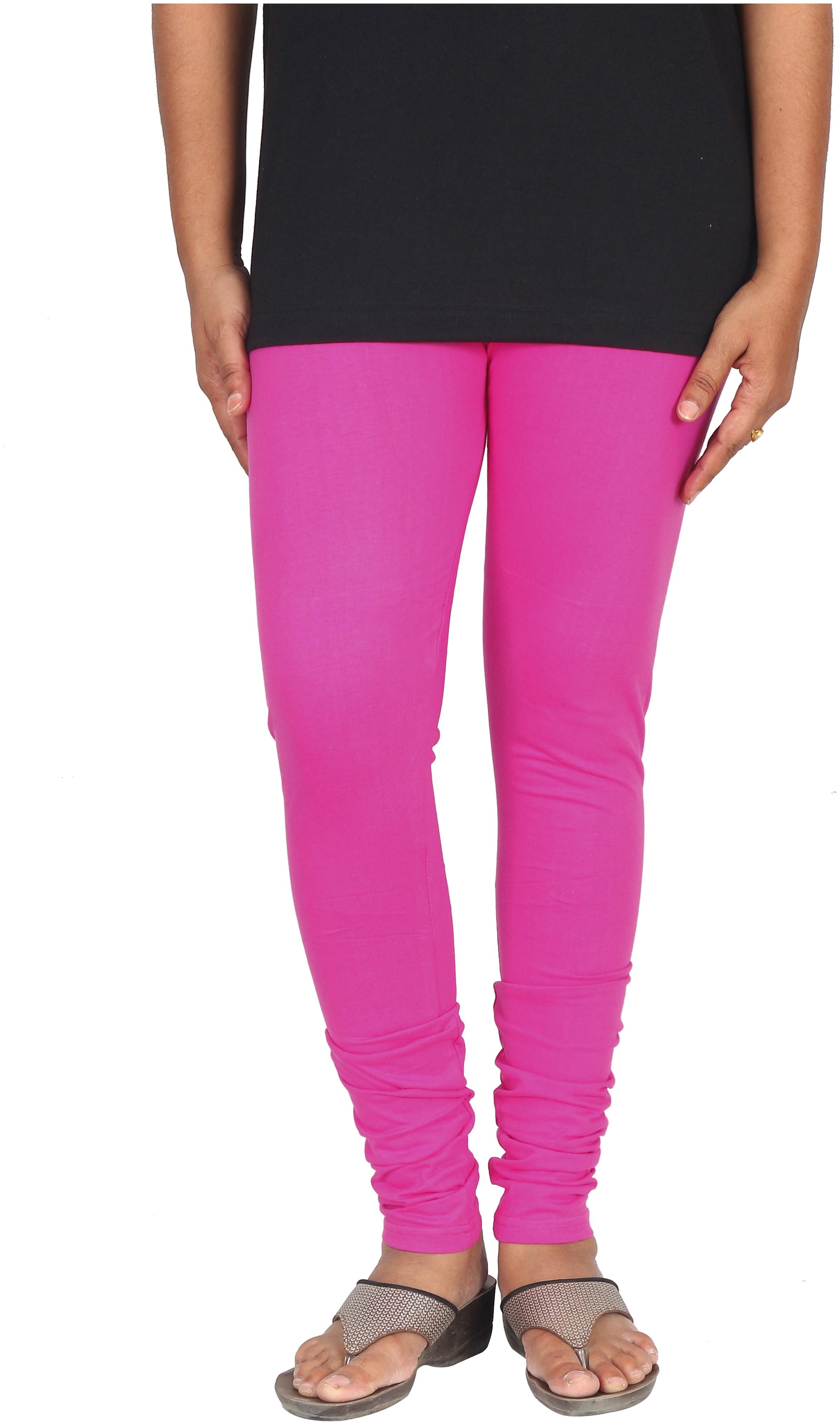 

Varsha Cotton Churidar Leggings - Pink
