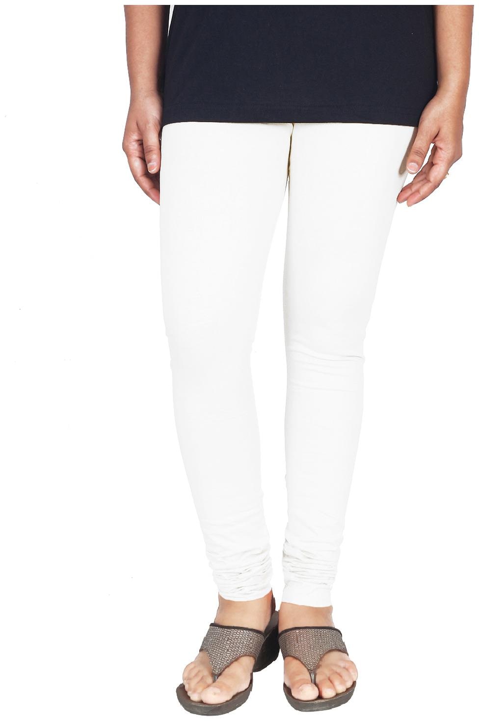 

Varsha Cotton Lycra Leggings - White