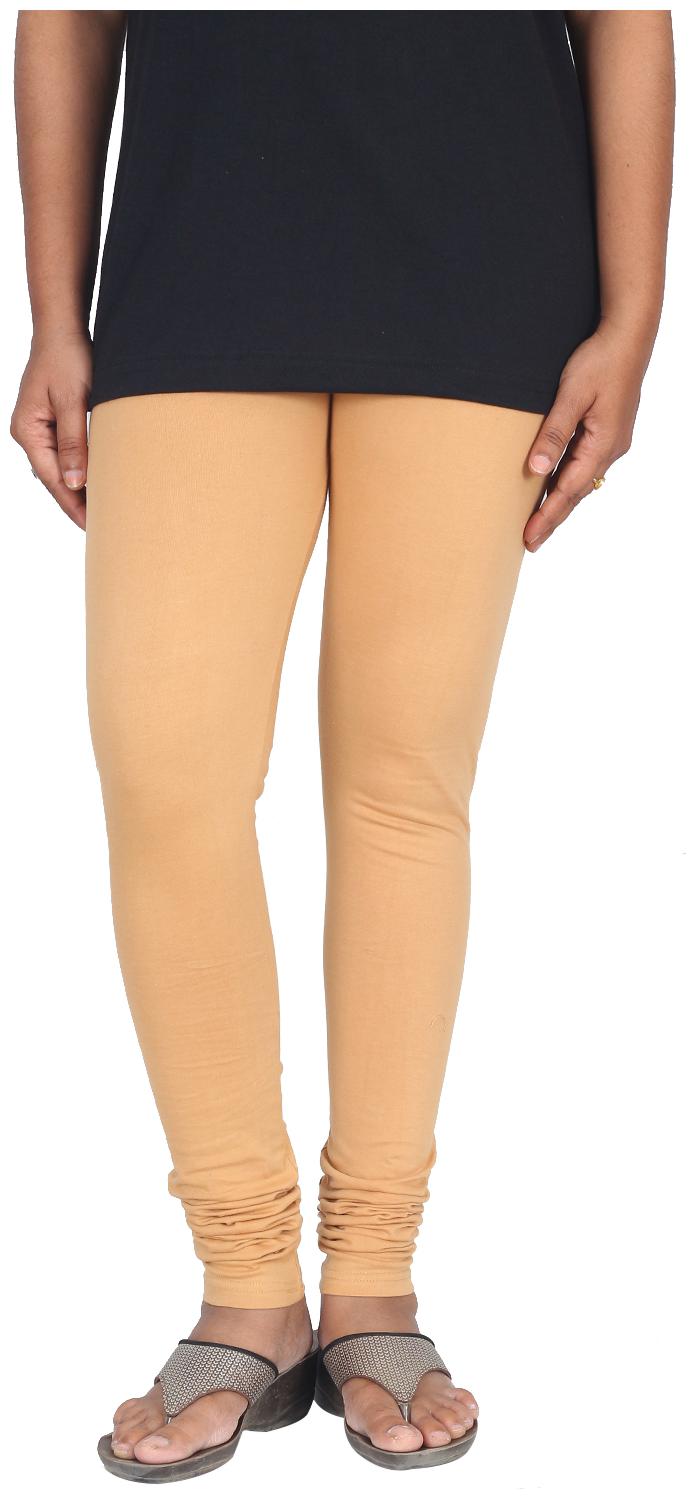 

Varsha Cotton Churidar Leggings - Khaki Dark Beige Dark