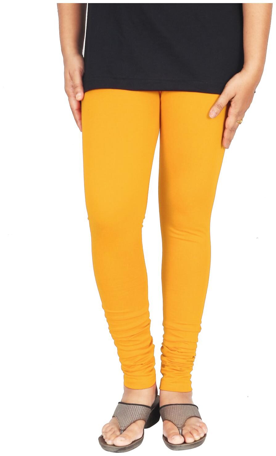 

Varsha Cotton Churidar Leggings - Mustard Colour