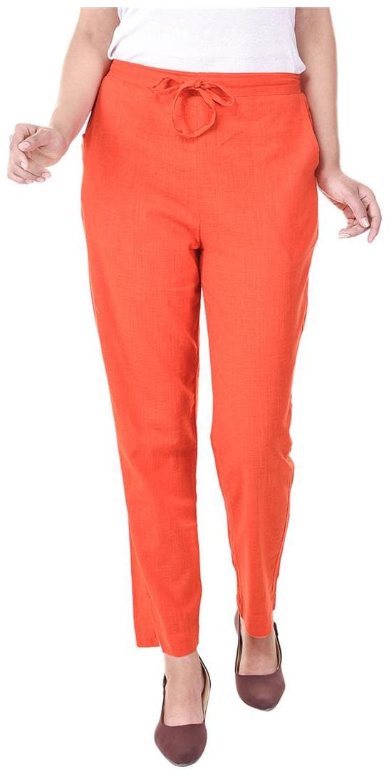 Vasavi Jaipur Solid Cotton Trouser Of Full Length With both side Pockets