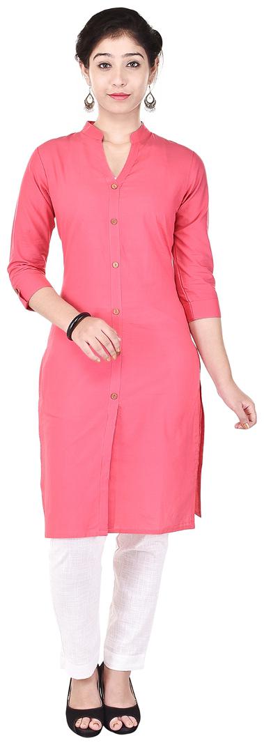 

Vasavi Jaipur Premium Quality Casual Wear Women Kurti Cotton Trouser Set