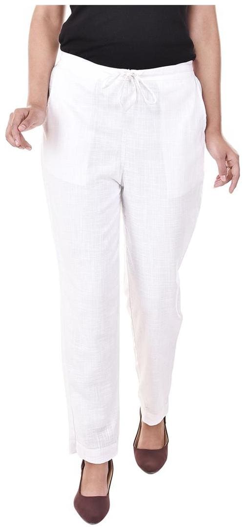 Vasavi Jaipur Solid Cotton Trouser Of Full Length With both side Pockets