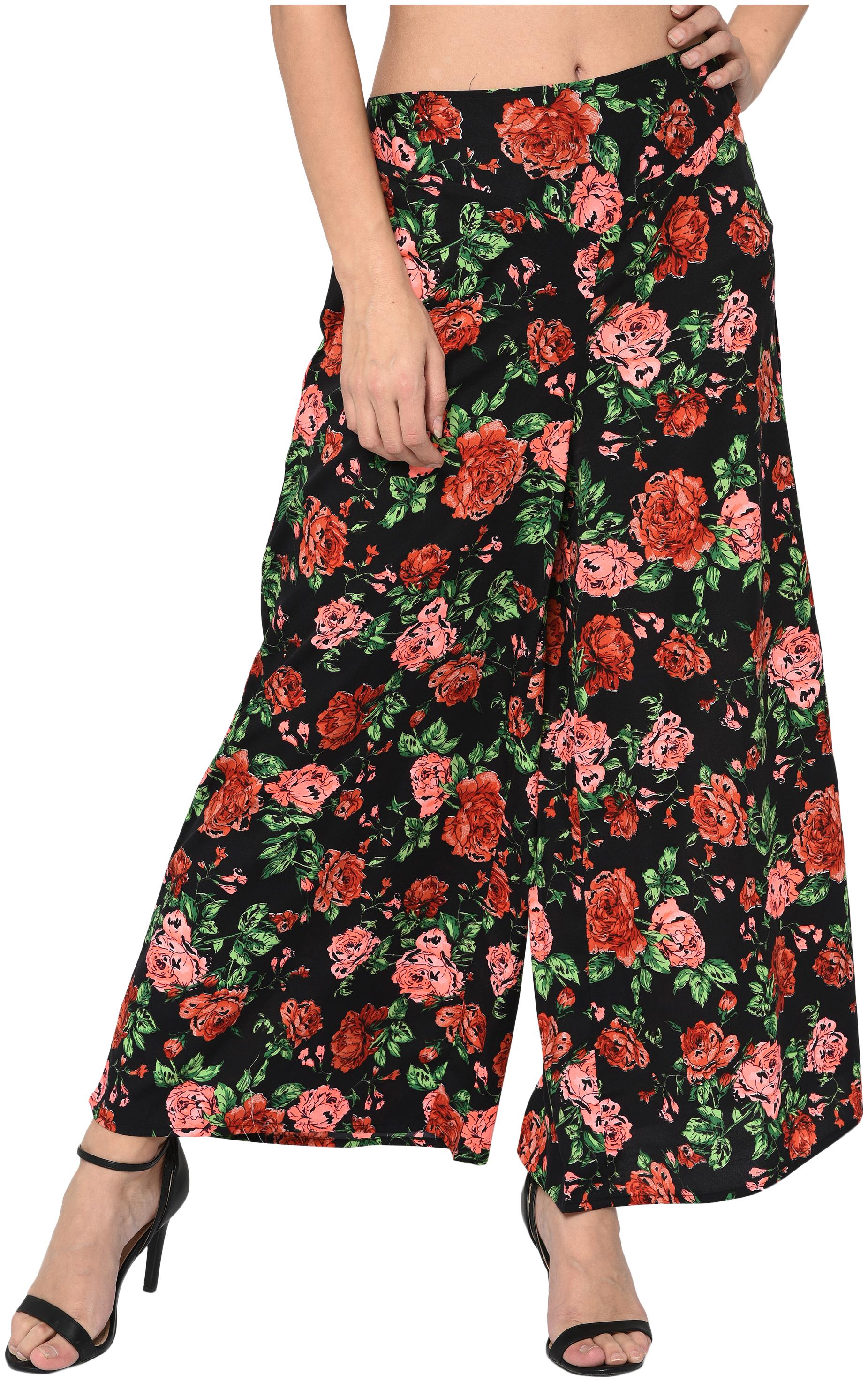 

VASHIST Multi Printed Flared Palazzo