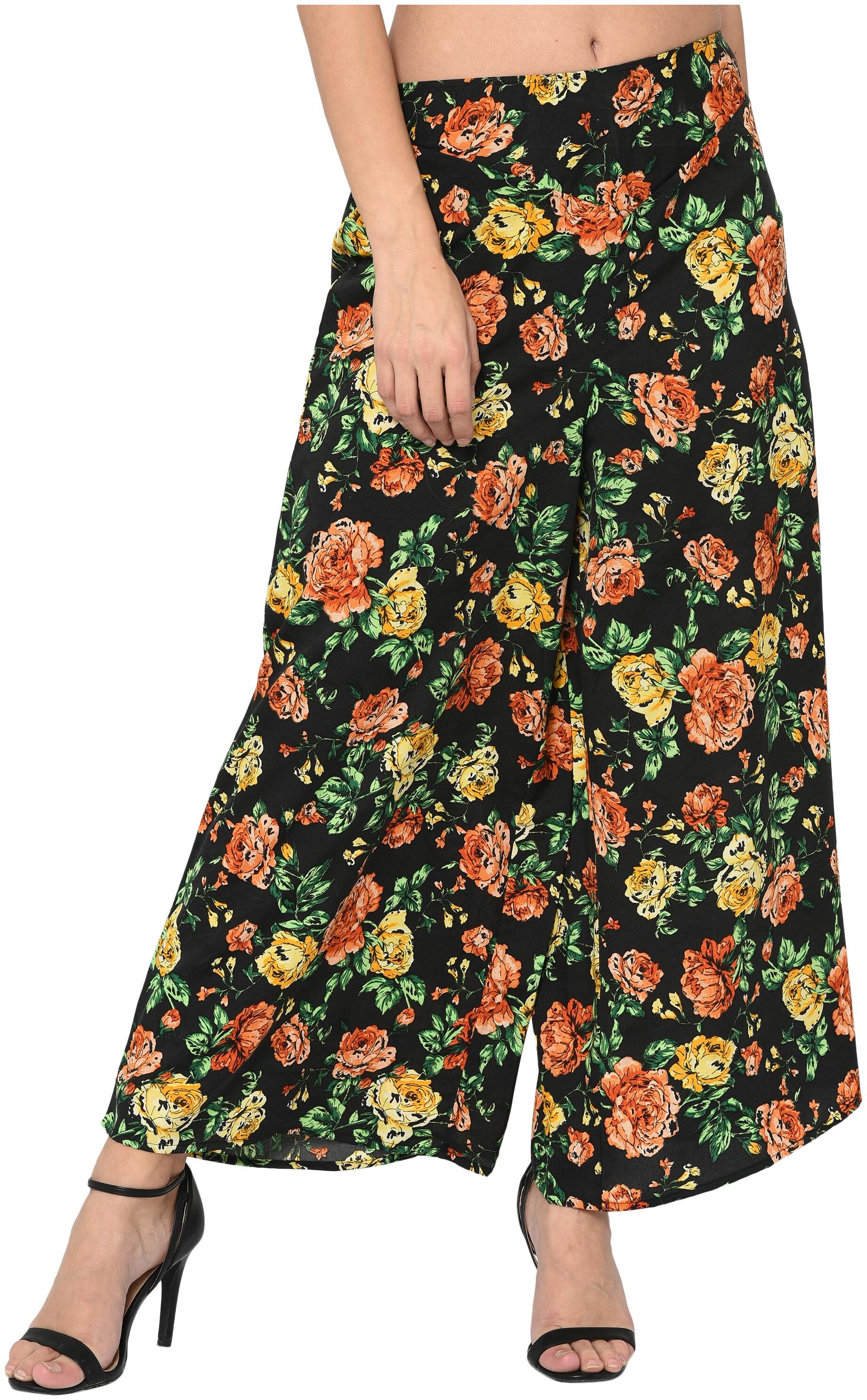 

VASHIST Multi Printed Flared Palazzo