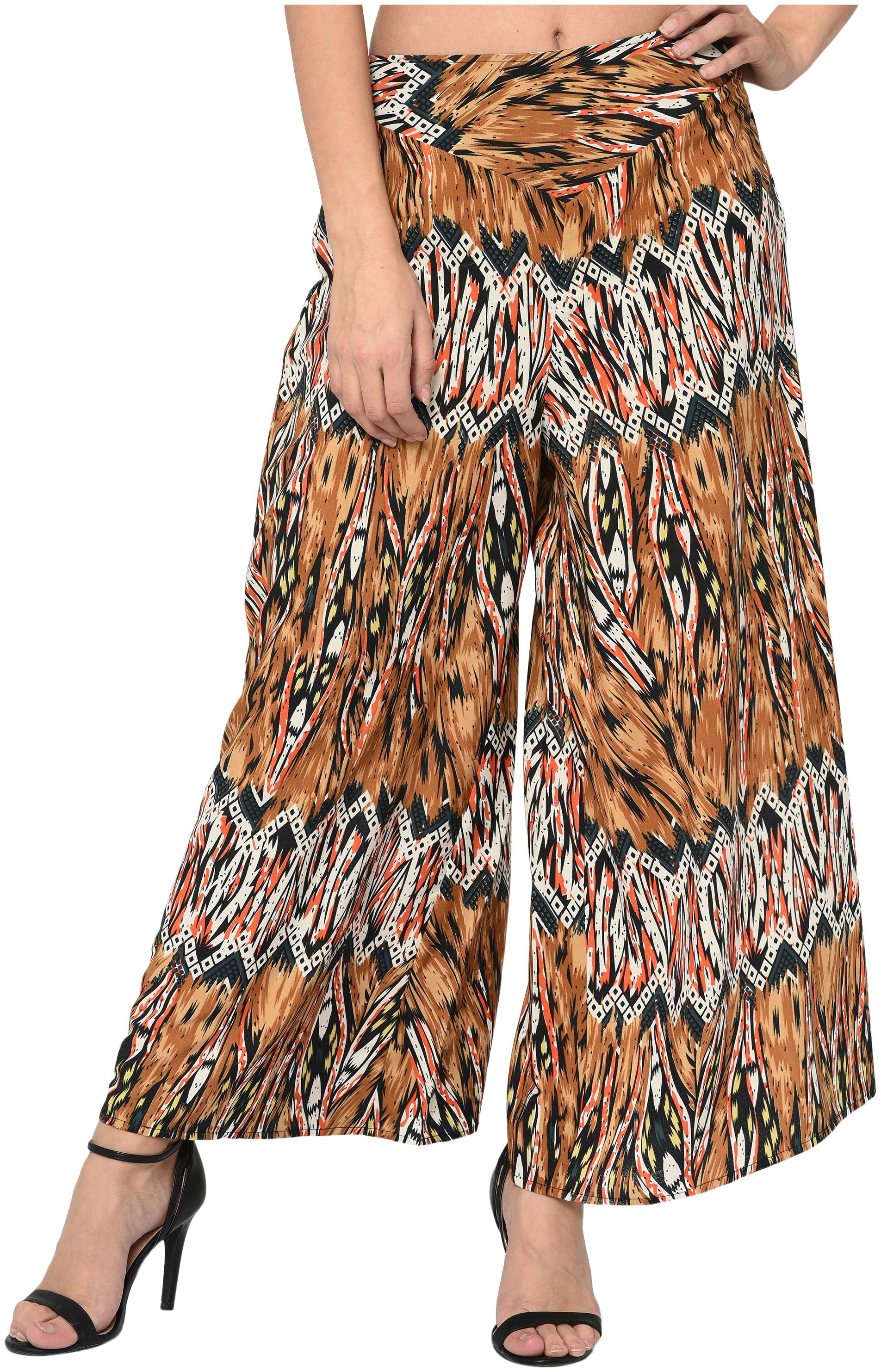 

VASHIST Multi Printed Flared Palazzo