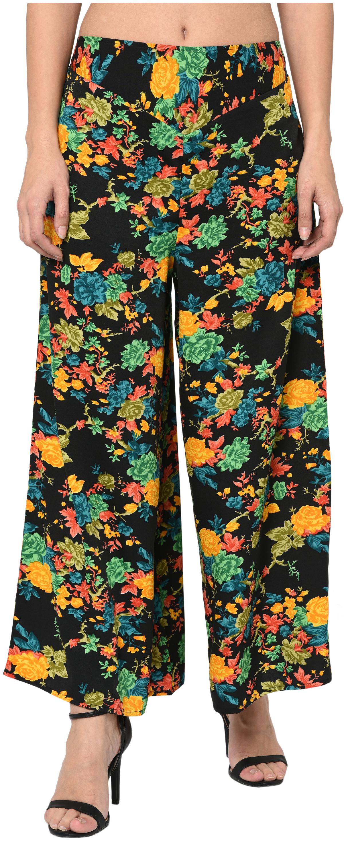 

VASHIST Multi Printed Flared Palazzo
