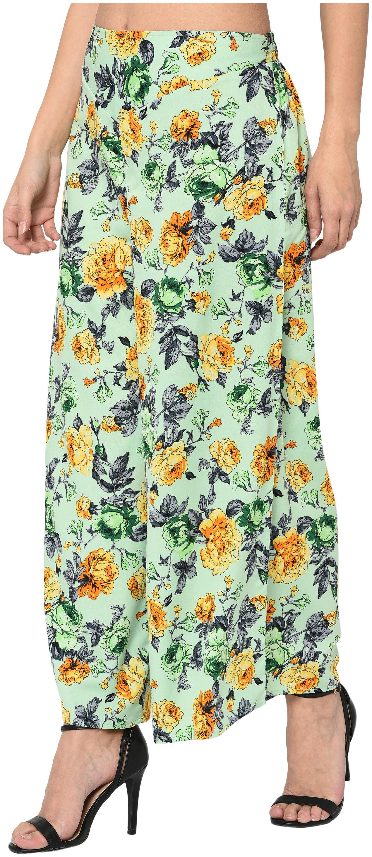 

VASHIST Multi Printed Flared Palazzo