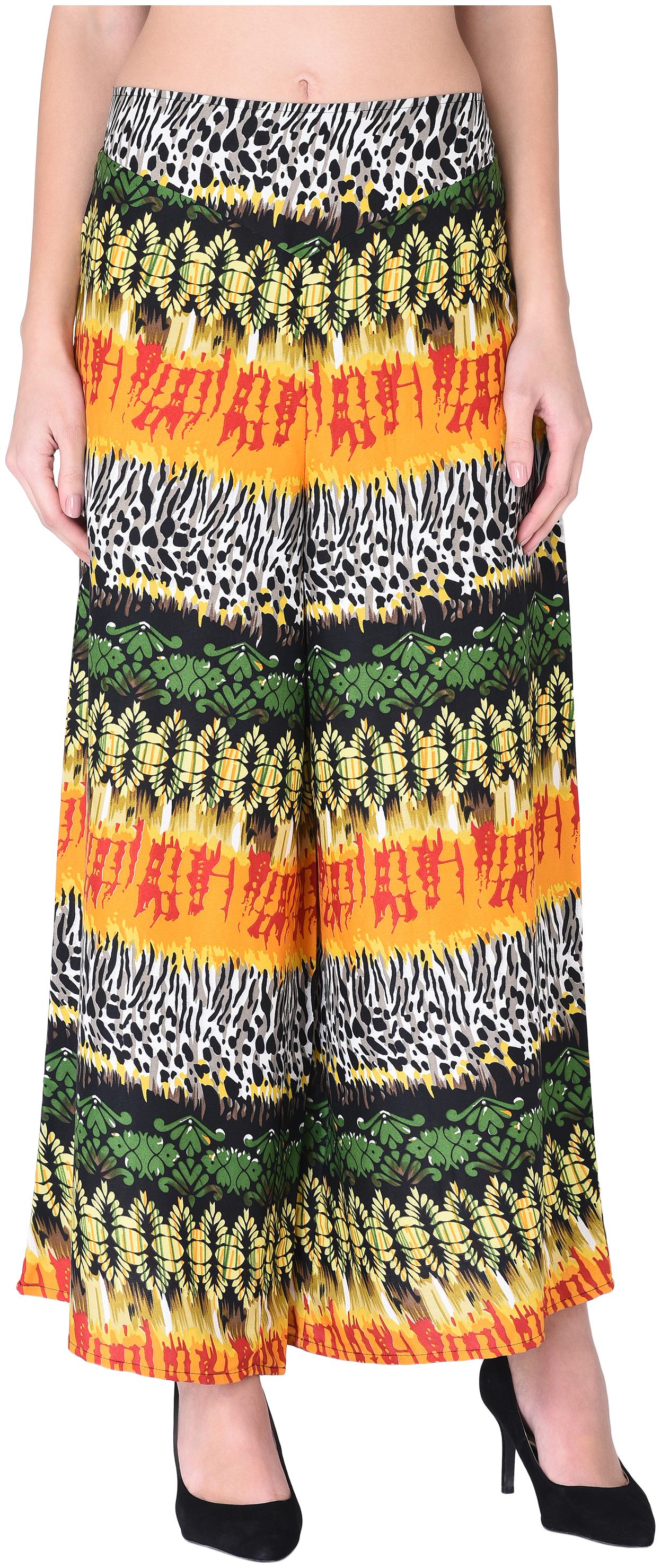 

VASHIST Multi Printed Flared Palazzo