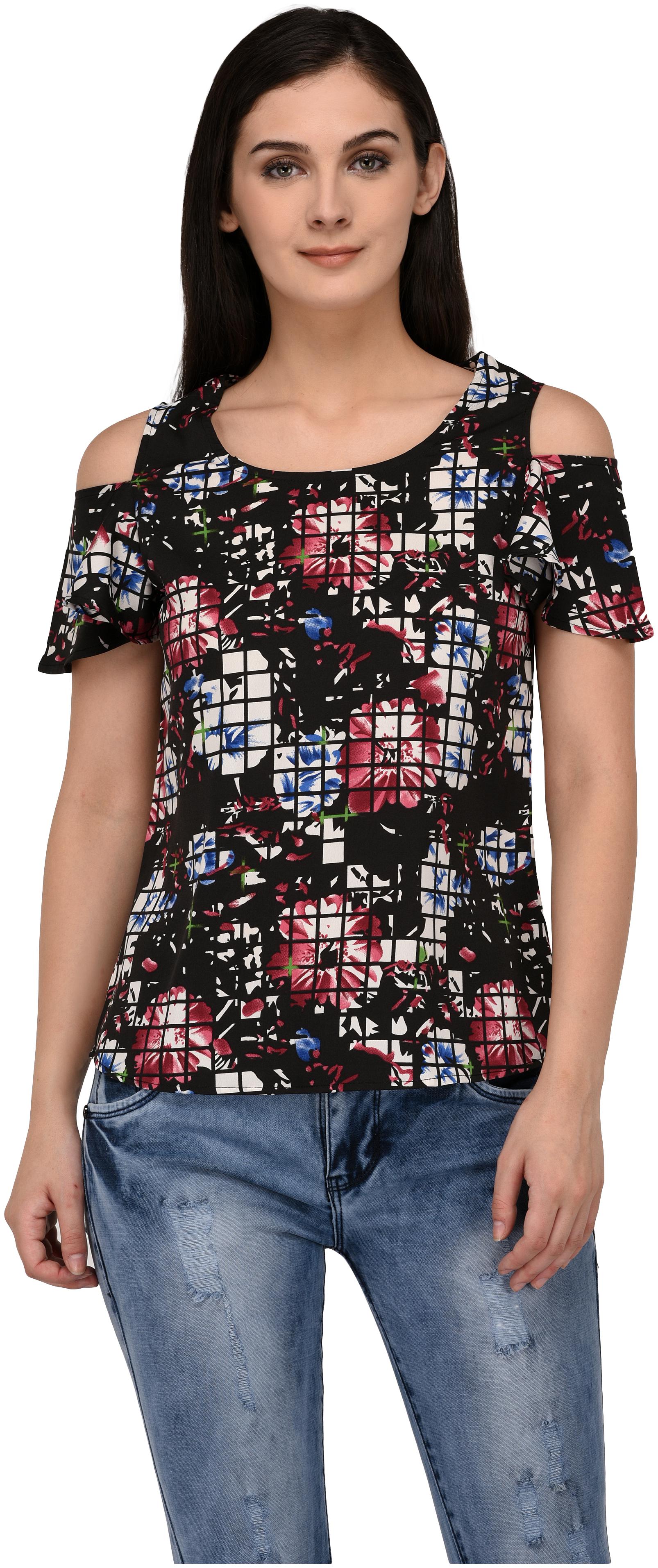 

VASHIST Women Printed A-line top - Multi