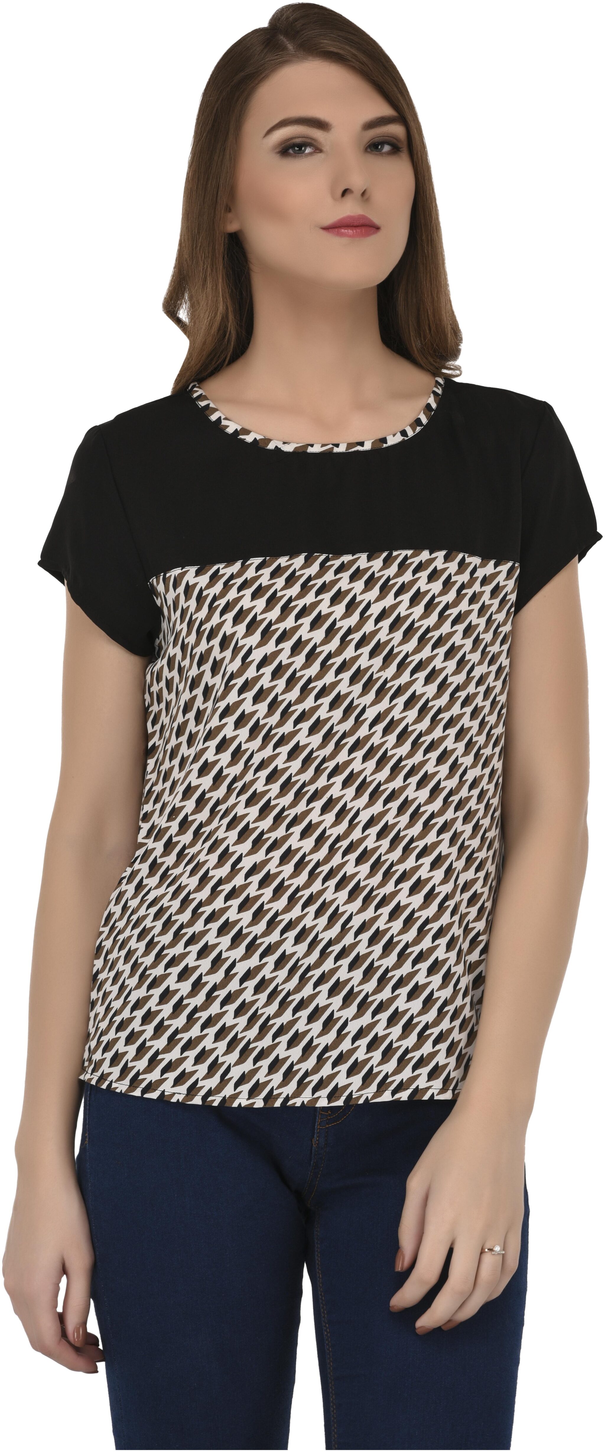 

VASHIST Women Solid A-line top - Multi