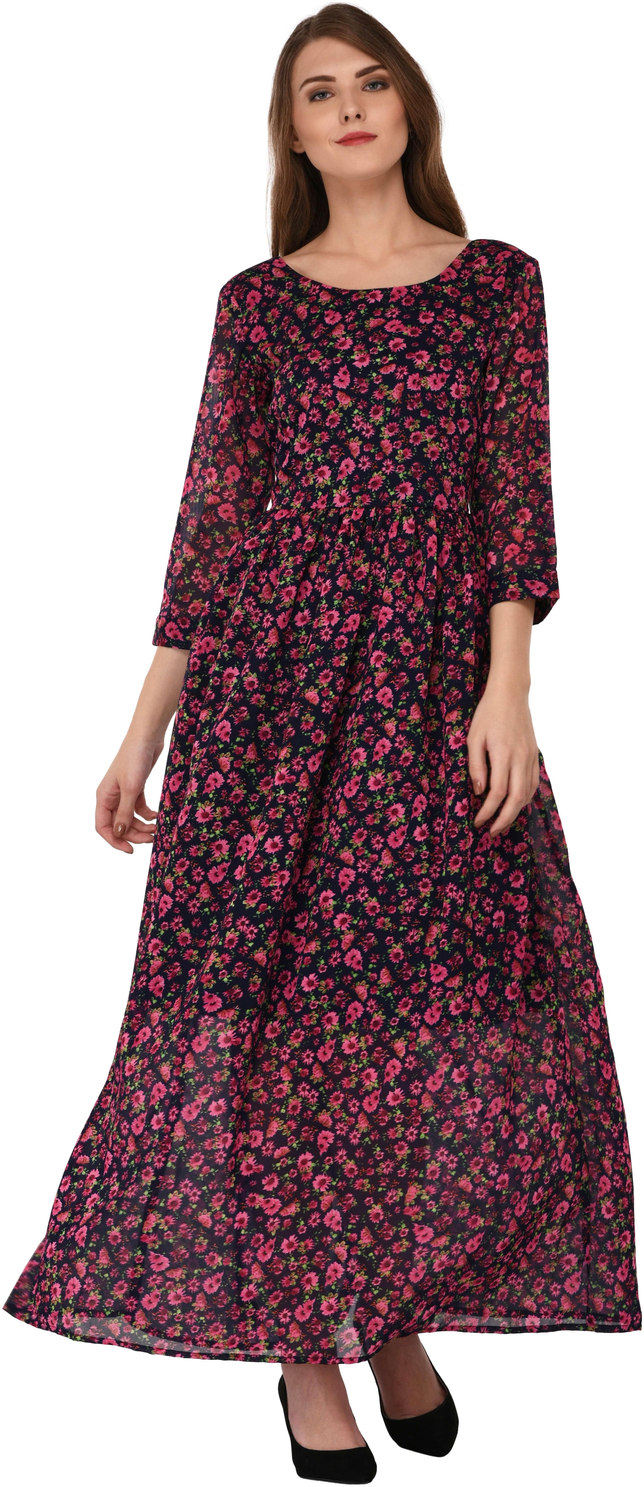 

VASHIST Multi Solid A-line dress