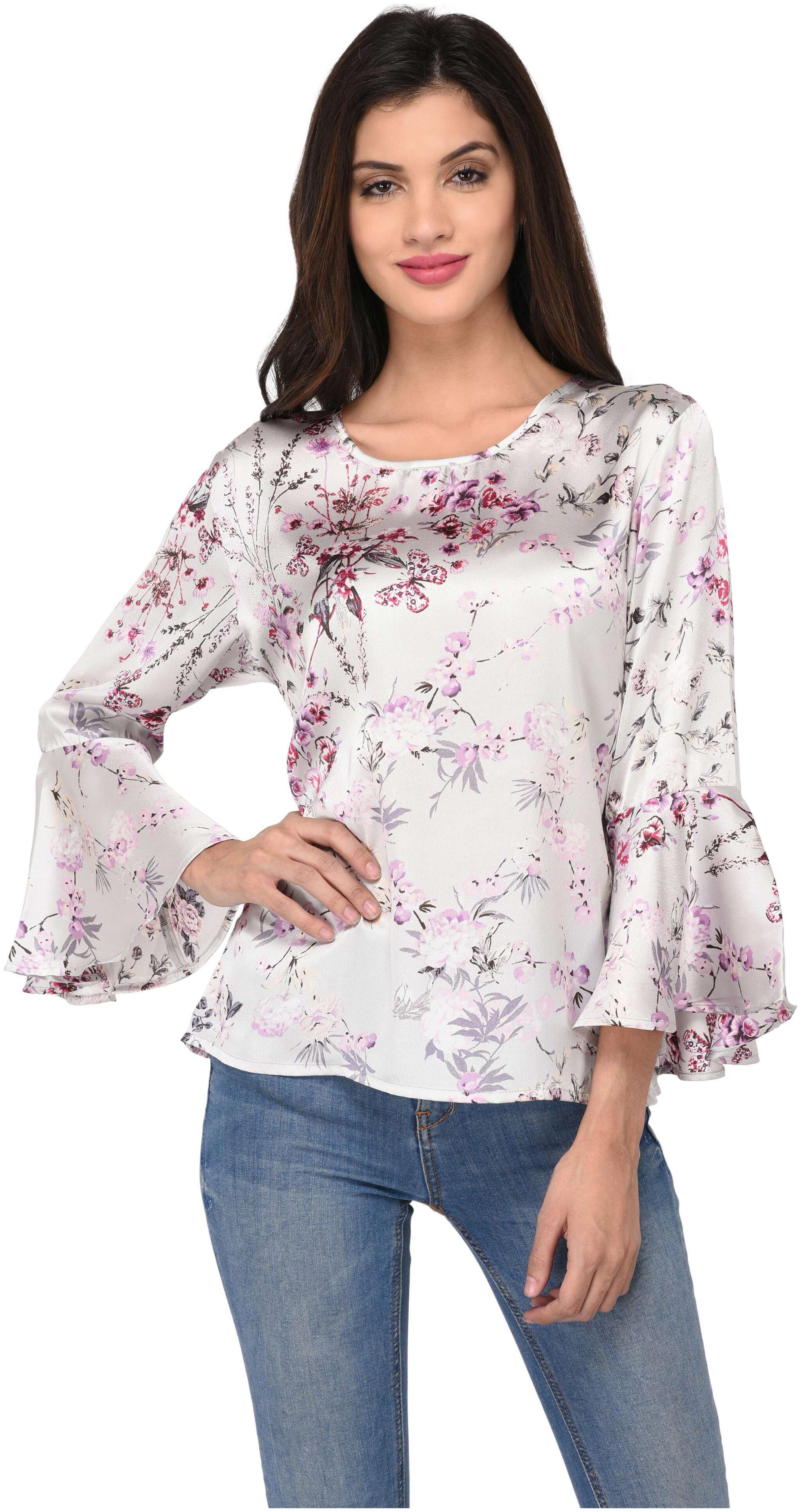 

VASHIST Women Printed Regular top - Multi