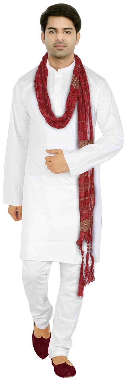 

Vastramay Men s Linen Cotton Kurta and Pyjama Set