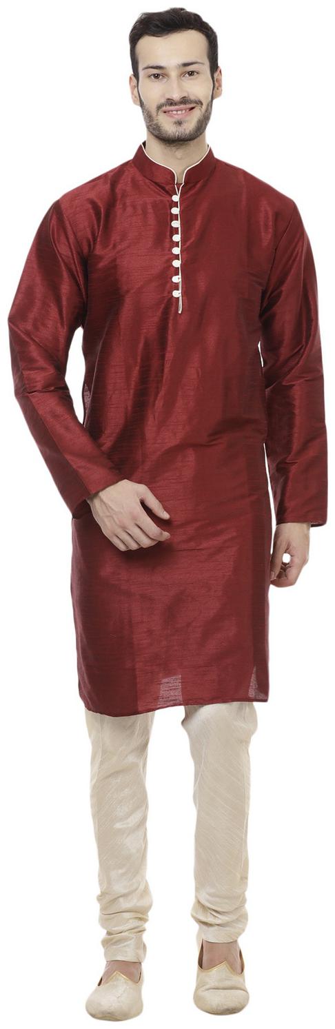 

Veera Paridhaan Men s Partywear Solid Kurta with Payjama Set