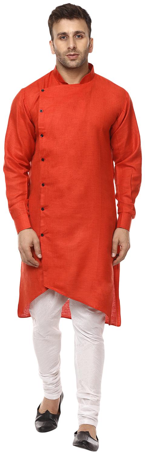 

Veera Paridhaan Men Red Regular Fit Kurta