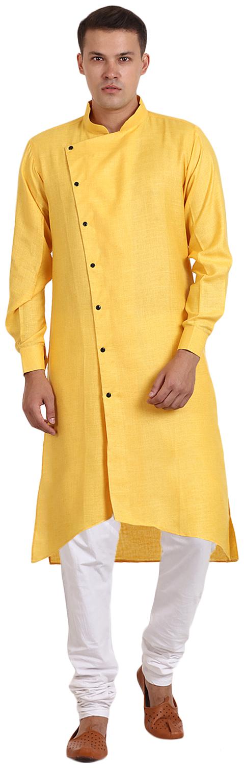 

Veera Paridhaan Men Yellow Regular Fit Kurta