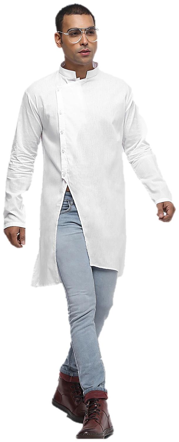 

Veera Paridhaan Men White Regular Fit Kurta