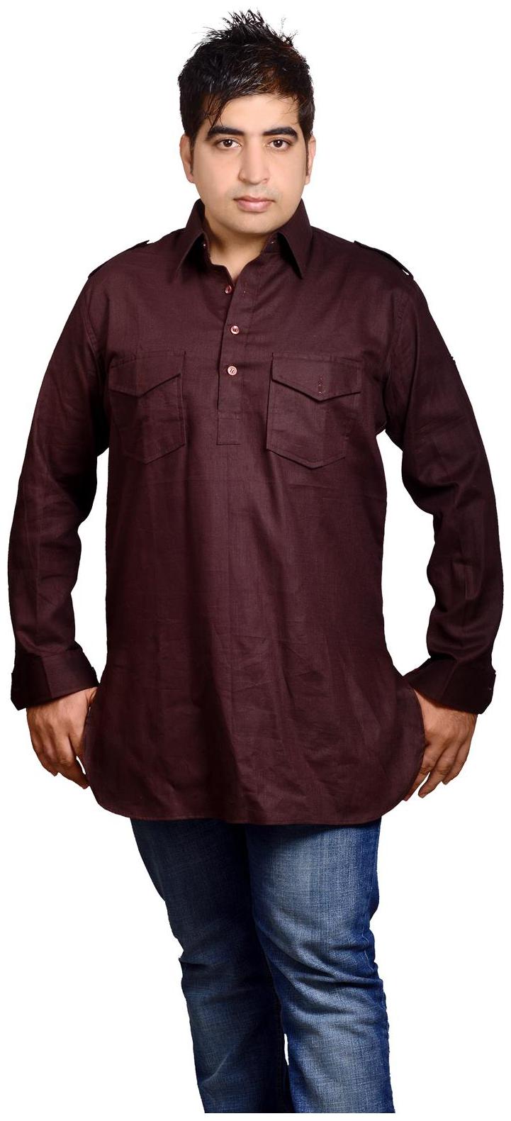 

Veera Paridhaan Men Brown Regular Fit Kurta