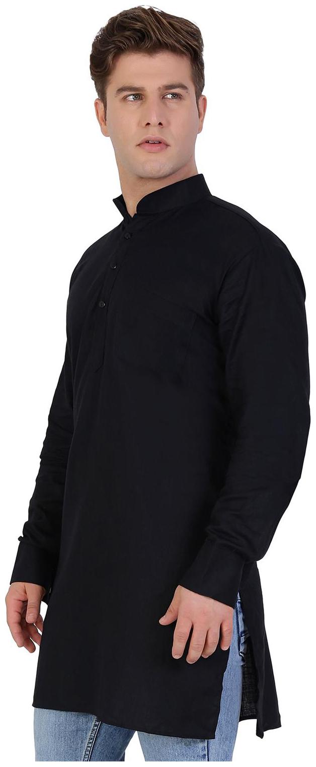 

Veera Paridhaan Men Black Regular Fit Kurta