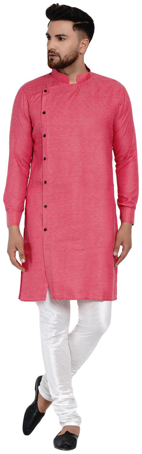 

Veera Paridhaan Men Pink Regular Fit Kurta