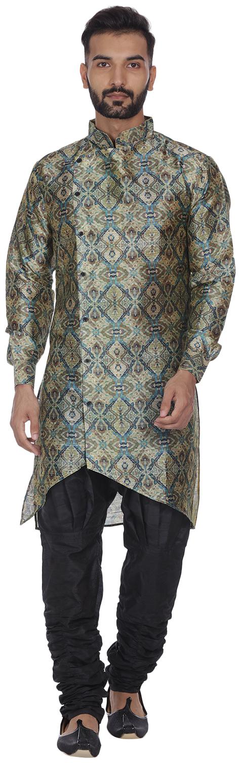 

Veera Paridhaan Men Green Regular Fit Kurta