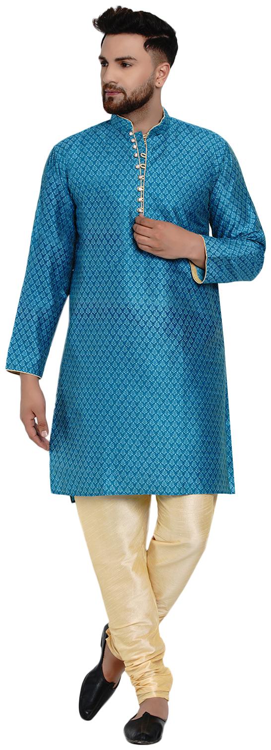 

Veera Paridhaan Blue Printed Kurta and Pyjamas