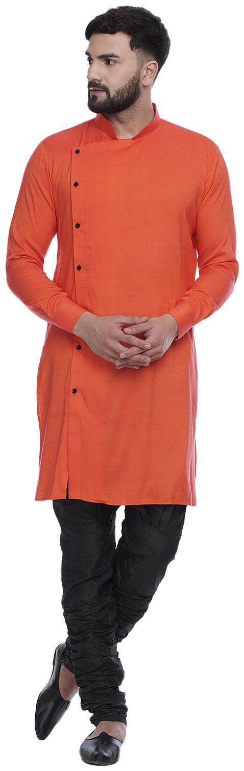 

Veera Paridhaan Men Orange Regular Fit Kurta