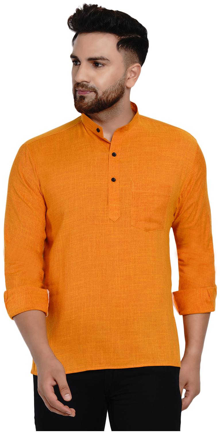 

Veera Paridhaan Men Orange Regular Fit Kurta