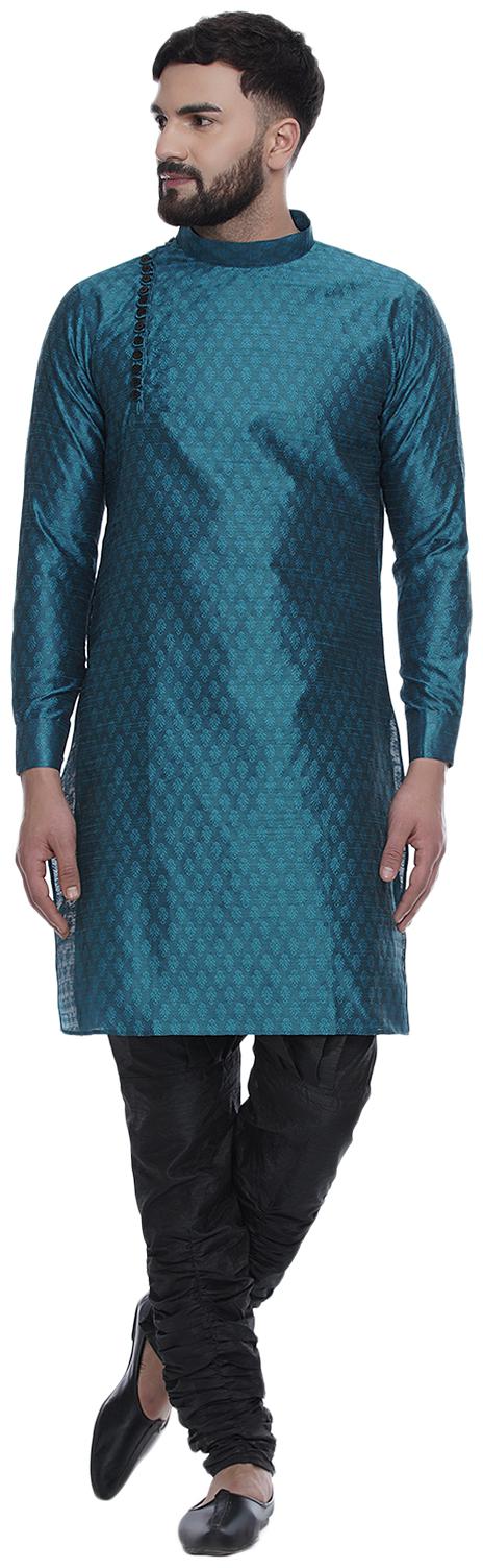 

Veera Paridhaan Men Turquoise Regular Fit Kurta