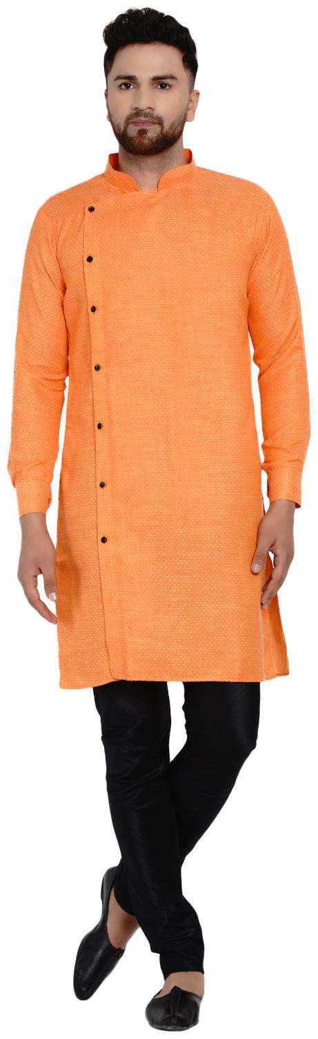 

Veera Paridhaan Men Orange Regular Fit Kurta