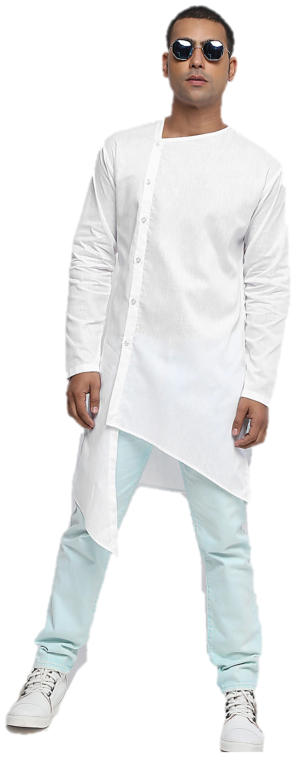 

Veera Paridhaan Men White Regular Fit Kurta