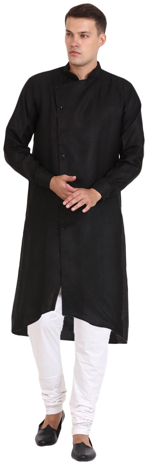 

Veera Paridhaan Men Black Regular Fit Kurta