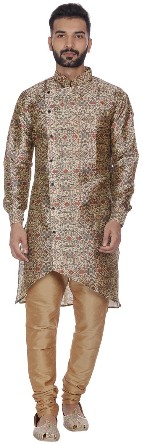 

Veera Paridhaan Men Silk Kurta Pyjama Brown color