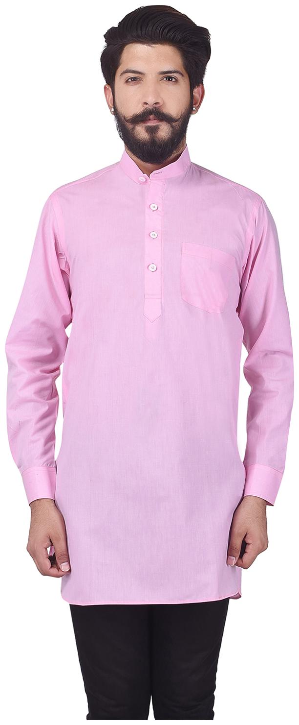 

Veera Paridhaan Men Pink Regular Fit Kurta