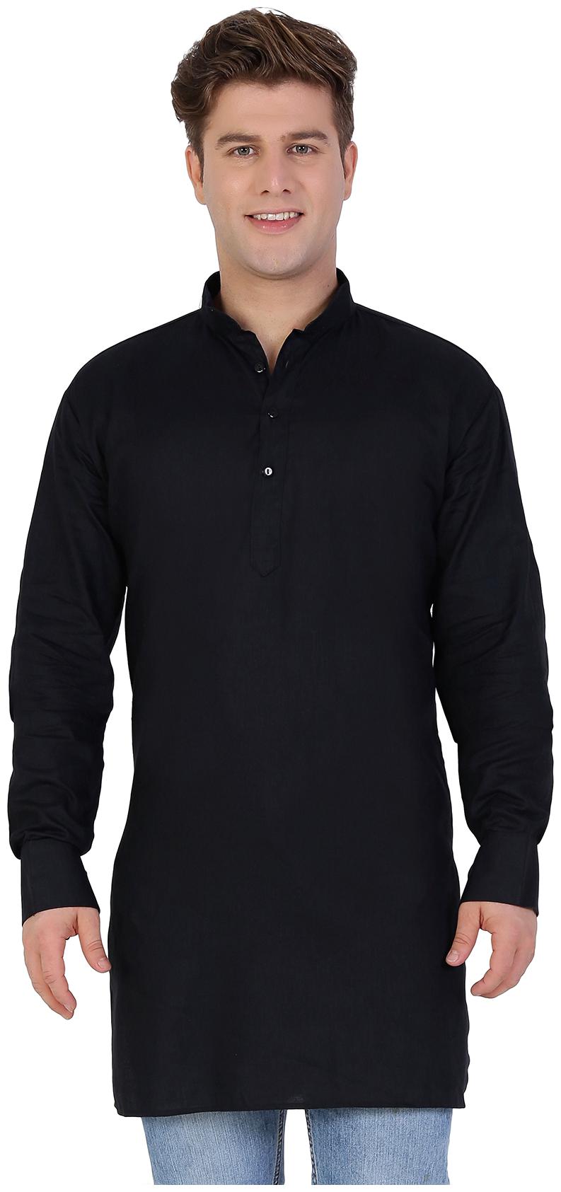 

Veera Paridhaan Men Black Regular Fit Kurta