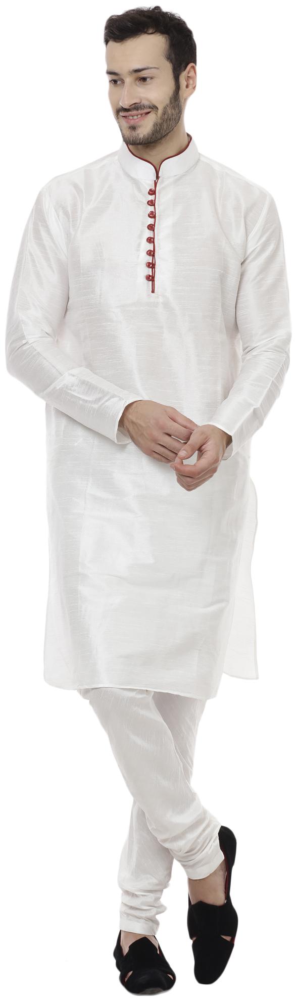 

Veera Paridhaan Men s Partywear Solid Kurta with Payjama Set