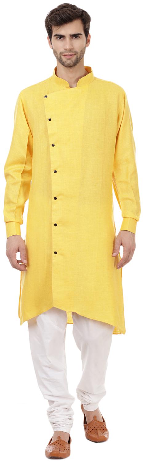 

Veera Paridhaan Men Yellow Regular Fit Kurta