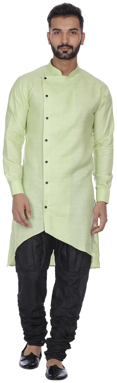 

Veera Paridhaan Men Green Regular Fit Kurta