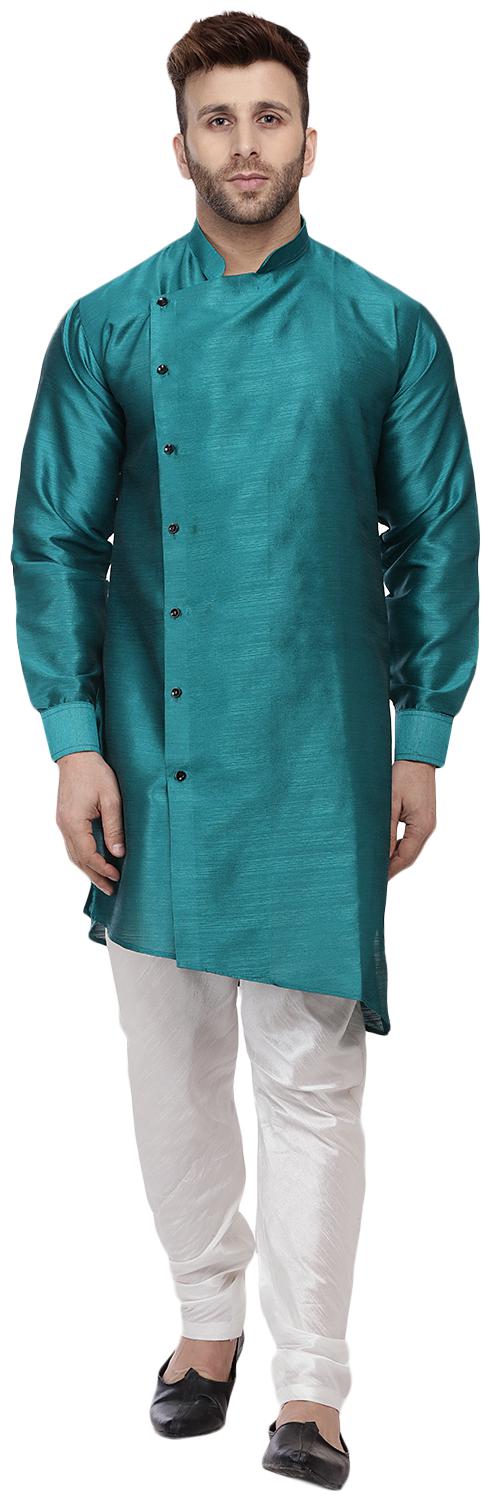 

Veera Paridhaan Men Turquoise Regular Fit Kurta