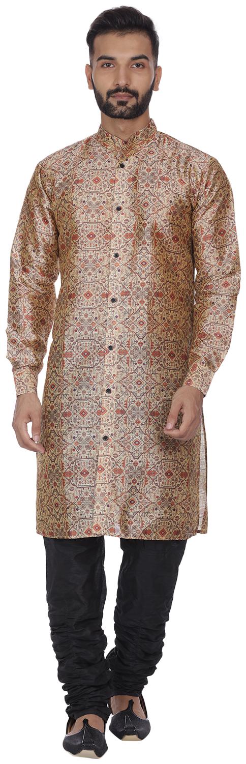 

Veera Paridhaan Men Silk Kurta Pyjama Beige color