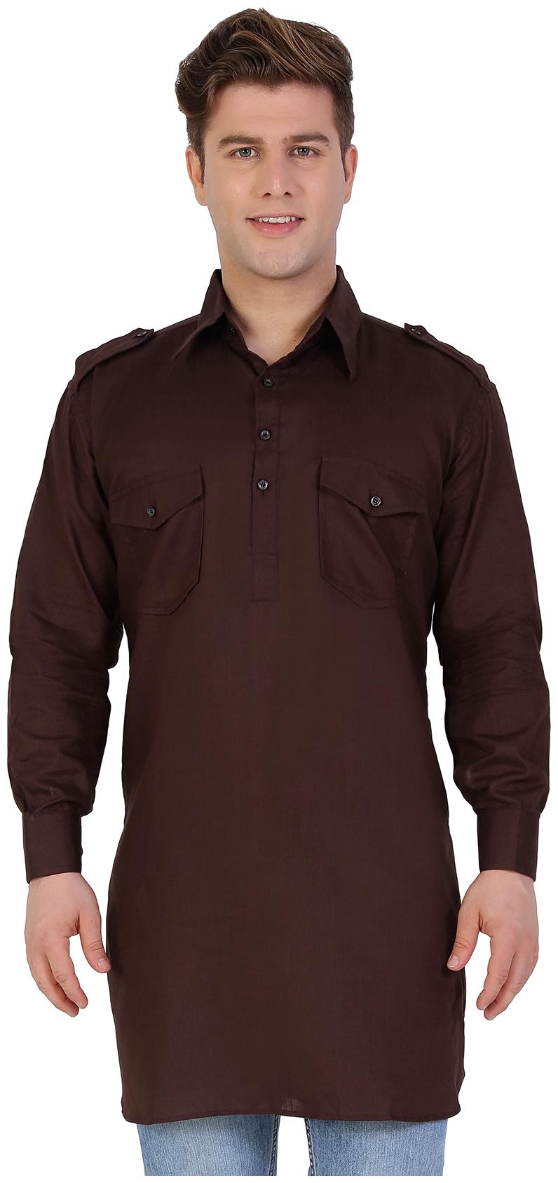 

Veera Paridhaan Men Brown Regular Fit Kurta