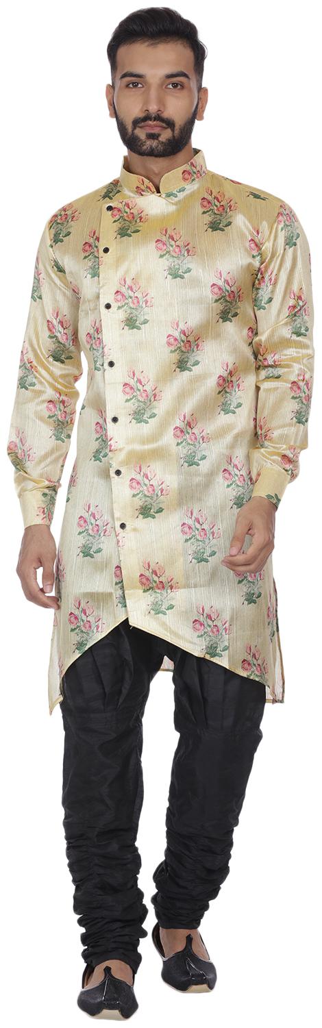 

Veera Paridhaan Men Silk Kurta Pyjama Beige color