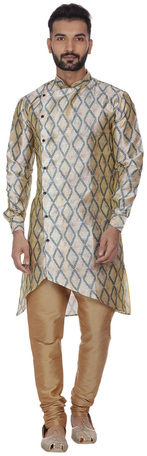 

Veera Paridhaan Men Silk Kurta Pyjama Beige color