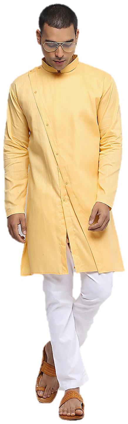 

Veera Paridhaan Men Yellow Regular Fit Kurta