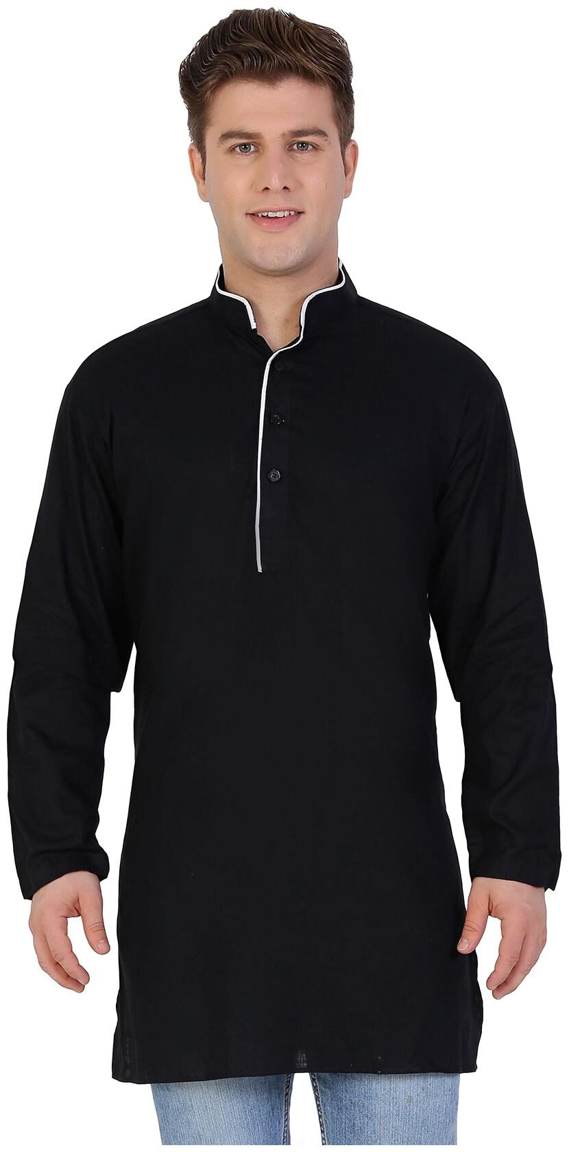 

Veera Paridhaan Men Black Regular Fit Kurta